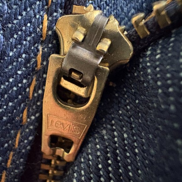 NEW  Vintage Mens Levis 583 Regular Fit Blue Denim Jeans  33 X 34  USA Made - Picture 7 of 15